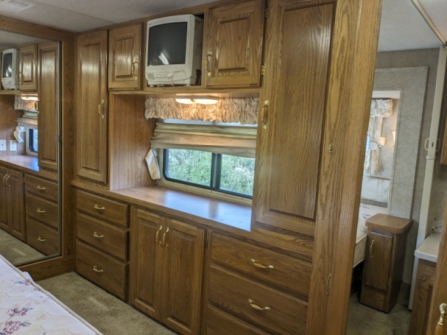 35' RV for long-term rent, in place 